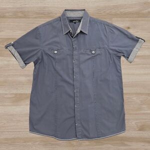 Coastal Brand Short Sleeve Button Down Shirt Medium
